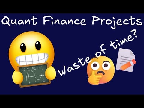 How to Build a Good Quant Finance Project